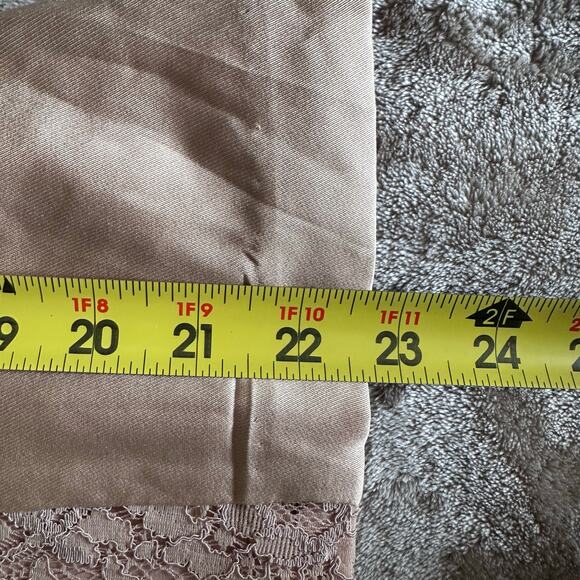 Bebe Coquette Embellished Lace Corset Silk Top Blush Pink Satin Bustier Babydoll - Picture 10 of 10